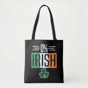0 Irish St Patricks Day Irish Zero Percent Shmaroc Tasche