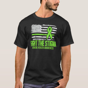 0 Kämpfe gegen das Stigma Amerikanische Flagge Psy T-Shirt