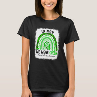 0 Leopard Regenbogen Im Mai Tragen Wir Grün Psychi T-Shirt