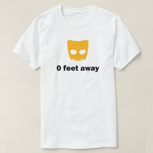 0 METER ENTFERNT T-Shirt (Design vorne)