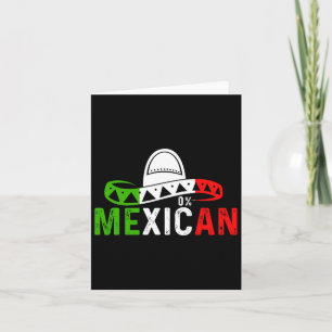 0 % Mexikanisches Cinco De Mayo Fiesta Sombrero Fu Karte