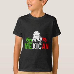 0 % Mexikanisches Cinco De Mayo Fiesta Sombrero Fu T-Shirt