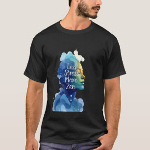 0 Minimalisten Weniger Stress Mehr Zen Psychische T-Shirt