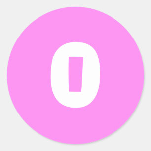 0 Petits stickers de violet rond par Janz