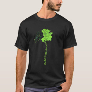 0 Psychische Gesundheit Bewusstseinsblume Stigma U T-Shirt
