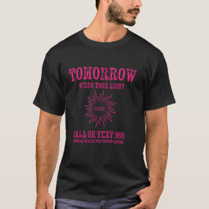 0 Retro Bleib Morgen Braucht Deine Lichter Psychis T-Shirt