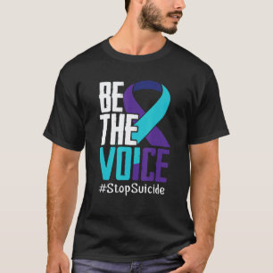 0 Sei die Stimme Stoppt Suizid-Bewusstsein Psychis T-Shirt