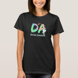 0 Zahnärztliche Assistentin Zahnarzt Herz Zähne Za T-Shirt