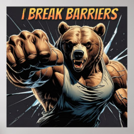 0so musculoso – Golpea tus límites cada mañana Poster