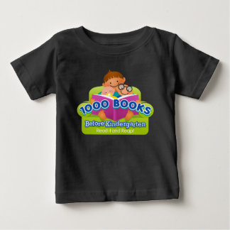 1000 Bücher vor dem Kindergarten-Shirt Baby T-shirt
