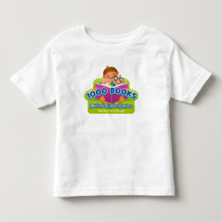 1000 Bücher vor Kindergarten-Shirt Kleinkind T-shirt