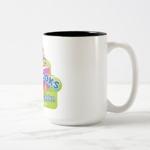 1000 Bücher vor Kindergarten-Tasse Zweifarbige Tasse