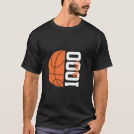 1000 Career Points Basketball Player Team Men's T-Shirt