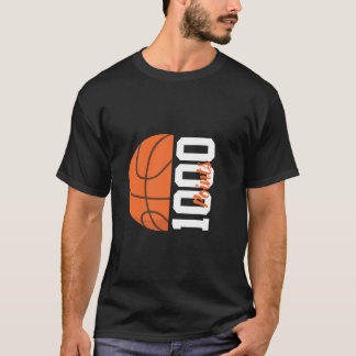 1000 Career Points Basketball Player Team Men's T-Shirt
