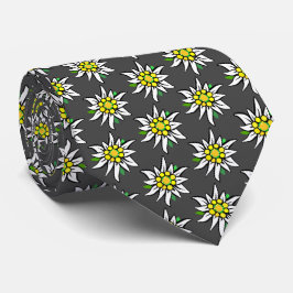 1000 Edelweiss Dunkelgrau Krawatte
