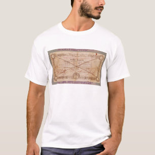 1000 Franken Banknote von 8 Floreal, ein X T-Shirt
