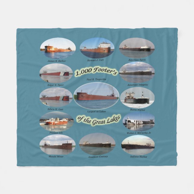 1000 Fuß Fleecedecke (Vorderseite (Horizontal))