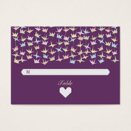 1000 Hanging Origami Paper Cranes Wedding (Lila)