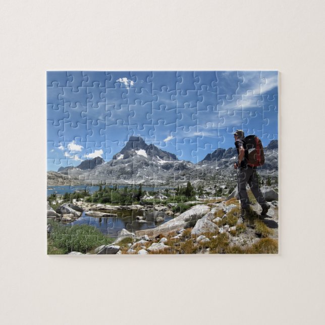 1000 Island Lake and Banner Peak - John Muir Trail (Horizontal)