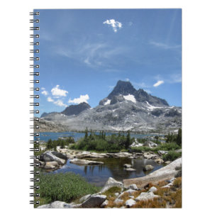 1000 Island Lake and Banner Peak - John Muir Trail Notizblock