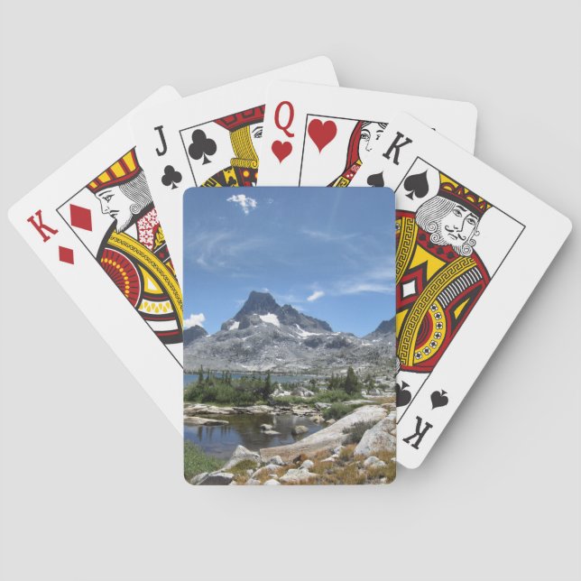 1000 Island Lake and Banner Peak - John Muir Trail Spielkarten (Rückseite)