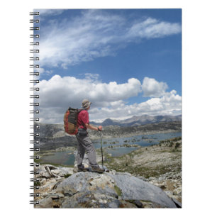 1000 Island Lake and Banner Peak Panorama - Sierra Notizblock