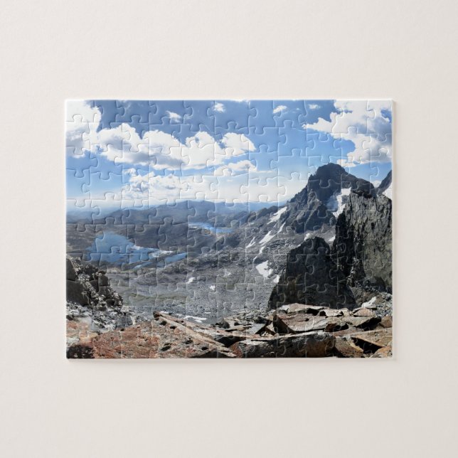 1000 Island Lake und Banner Peak vom Berg Davis (Horizontal)