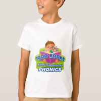 1000 Livres Avant T-Shirt Phonics De La Maternelle