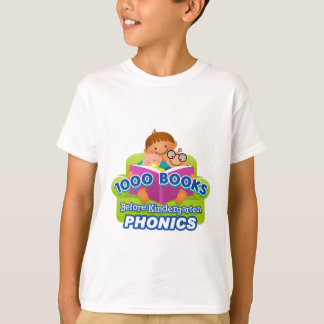 1000 Livres Avant T-Shirt Phonics De La Maternelle