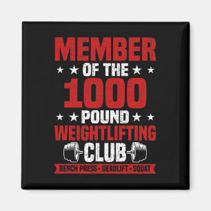 1000-Pfund-Gewichtheber-Club Bodybuilding-Training Magnet