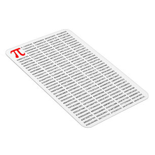1000 Pi-Nummer mathematisches Symbol Magnet