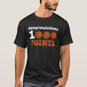 1000 Punkte Basketball Scorer High School Basketba T-Shirt