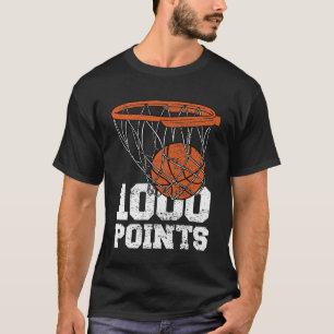1000 Punkte Basketball Scorer High School Basketba T-Shirt