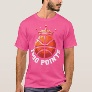 1000 Punkte Basketball Scorer High School Basketba T-Shirt