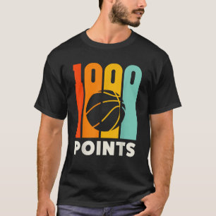 1000 Punkte Basketball Scorer High School Basketba T-Shirt