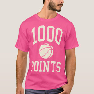 1000 Punkte Basketball Scorer High School Basketba T-Shirt