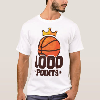 1000 Punkte Basketball Scorer High School T-Shirt