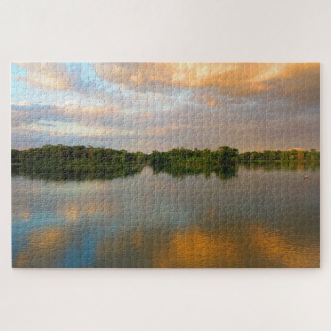 1000 Stück Bda Maka Ska Minneapolis Jigsaw Puzzle (Horizontal)