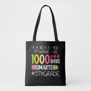 1000 Tage intelligenter Fünfte 5. Klasse Lehrer Sc Tasche