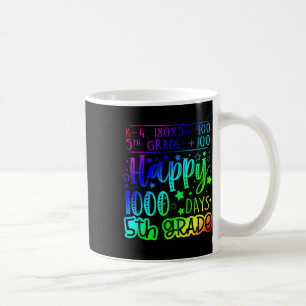 1000 Tage klüger 5. Klasse Lehrer 100. Kaffeetasse