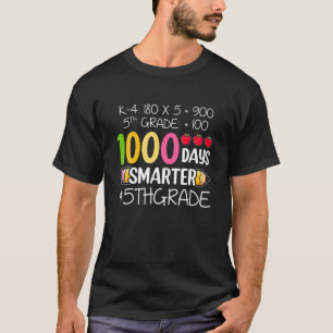 1000 Tage Smarter fünfter fünfter Schulleiter T-Shirt