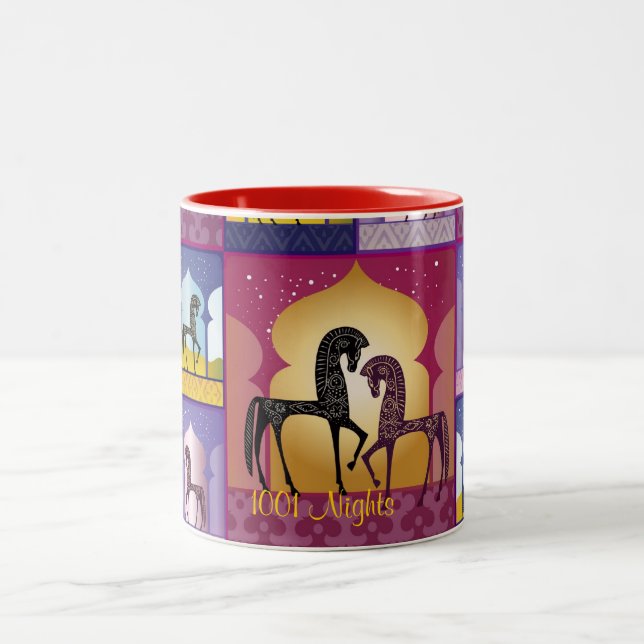 1001 arabische Nächte Zweifarbige Tasse (Mittel)