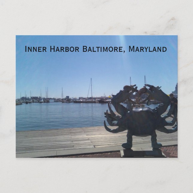 1002001151, Innenhafen Baltimore, Maryland Postkarte (Vorderseite)
