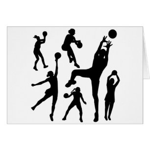 10097-netball-silhouette-vecteur SPORTS NET BALL P