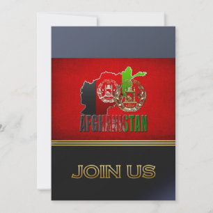 [100] Afghanistan: COA, Flag & Karte