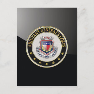 [100] AG Corps Regionale Insignien [3D] Postkarte