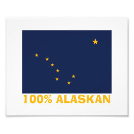 100 % ALASKAN FOTODRUCK