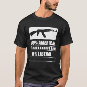 100 Amerikaner 0 Liberaler Schütze Republikaner L T-Shirt