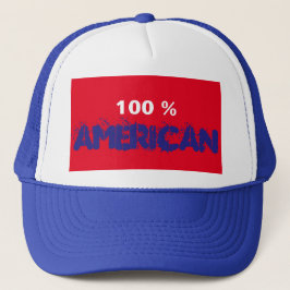 100 % amerikanischer LKW-Hut Truckerkappe
