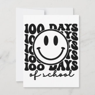 100 Artikel für 100 Schultage Dankeskarte